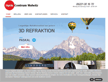 Tablet Screenshot of optik-centrum-molwitz.de